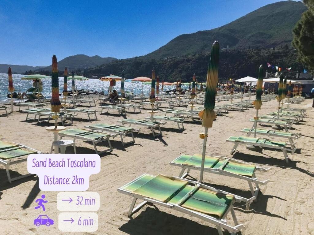 Panorama Lake View, Pool & Garden, 2 Bathrooms, Kingsize & Single-Beds, Fast Internet Toscolano Maderno Buitenkant foto