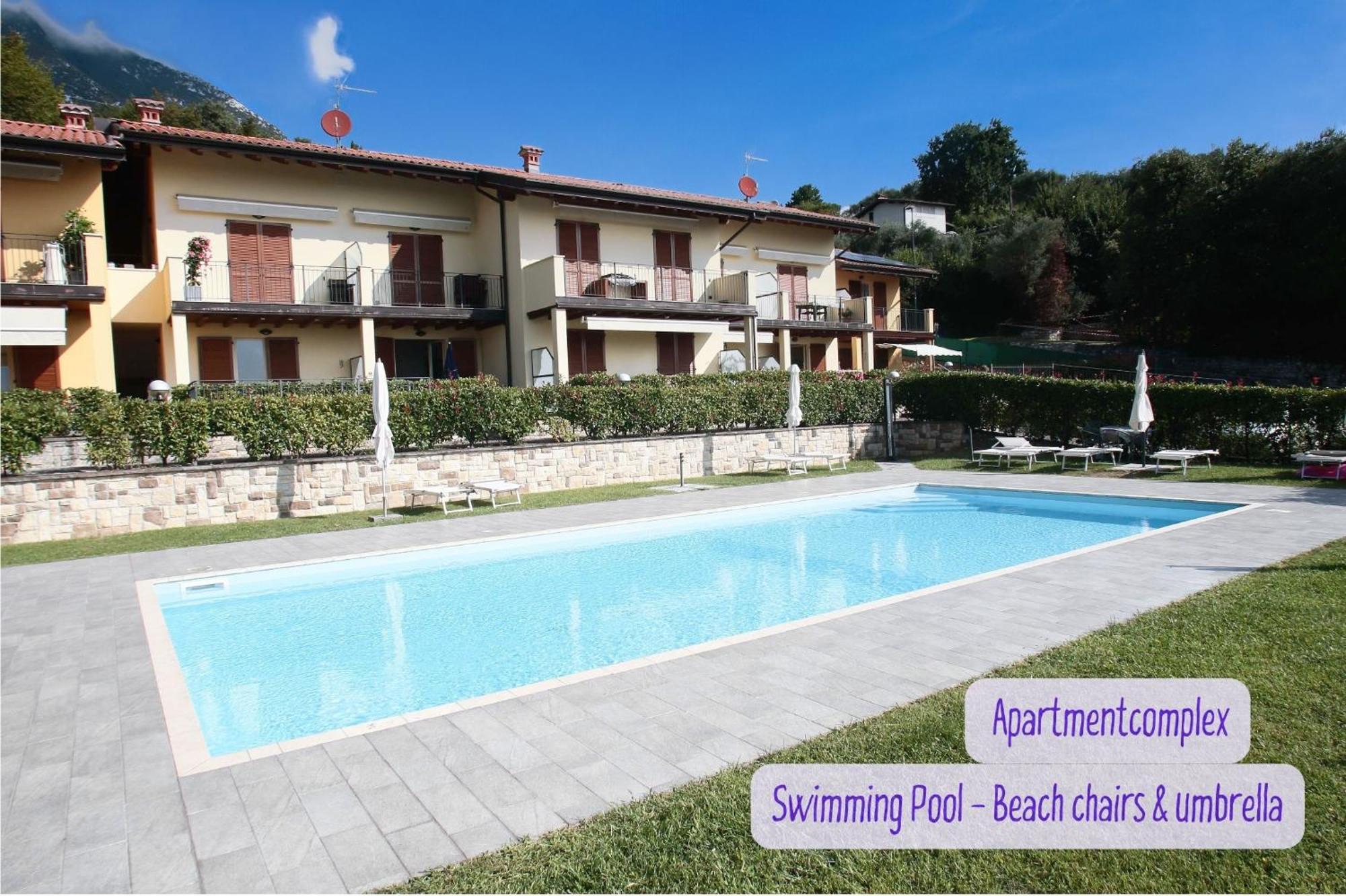 Panorama Lake View, Pool & Garden, 2 Bathrooms, Kingsize & Single-Beds, Fast Internet Toscolano Maderno Buitenkant foto